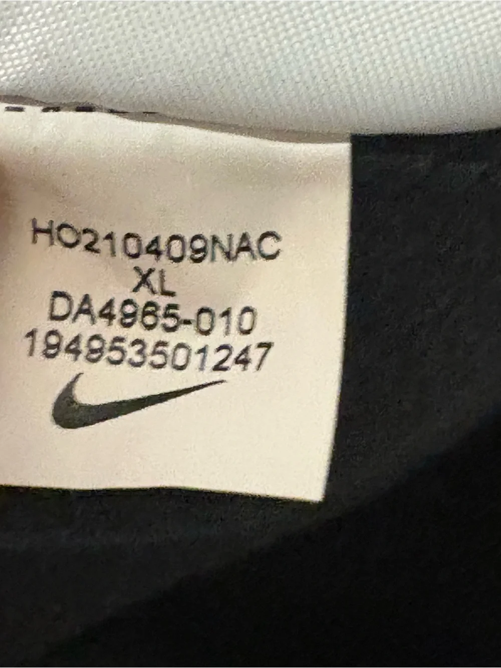 Katy Golf Embroider Logo Nike Vest Black Standard Fit Men's XL 1/4 Zip